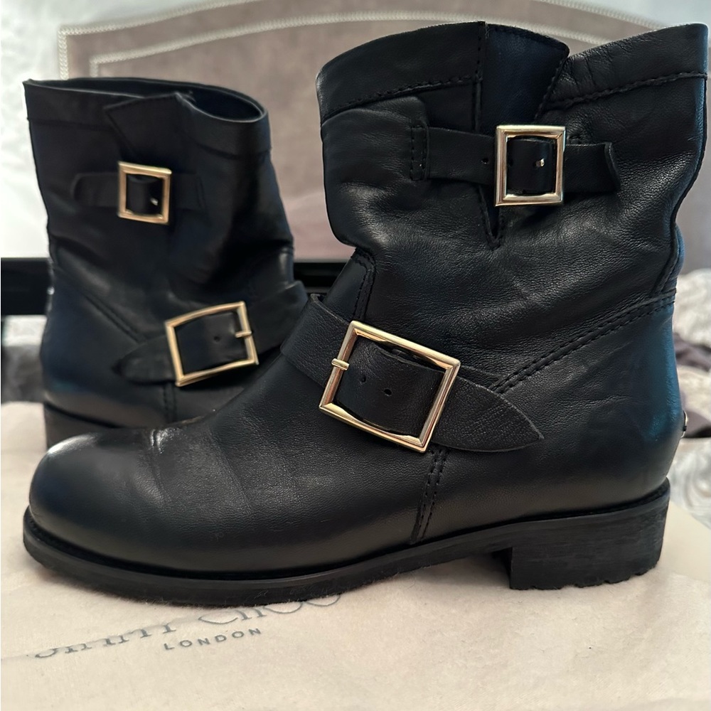 Jimmy Choo Biker Boots! Make me an offer!